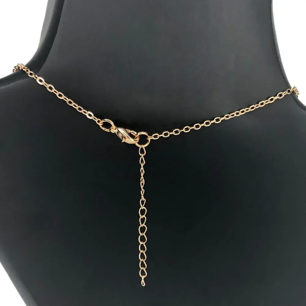Gold Triangle Necklace